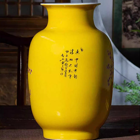 Ceramic Vase Home Accessories Living Room Retro Chinese ult)