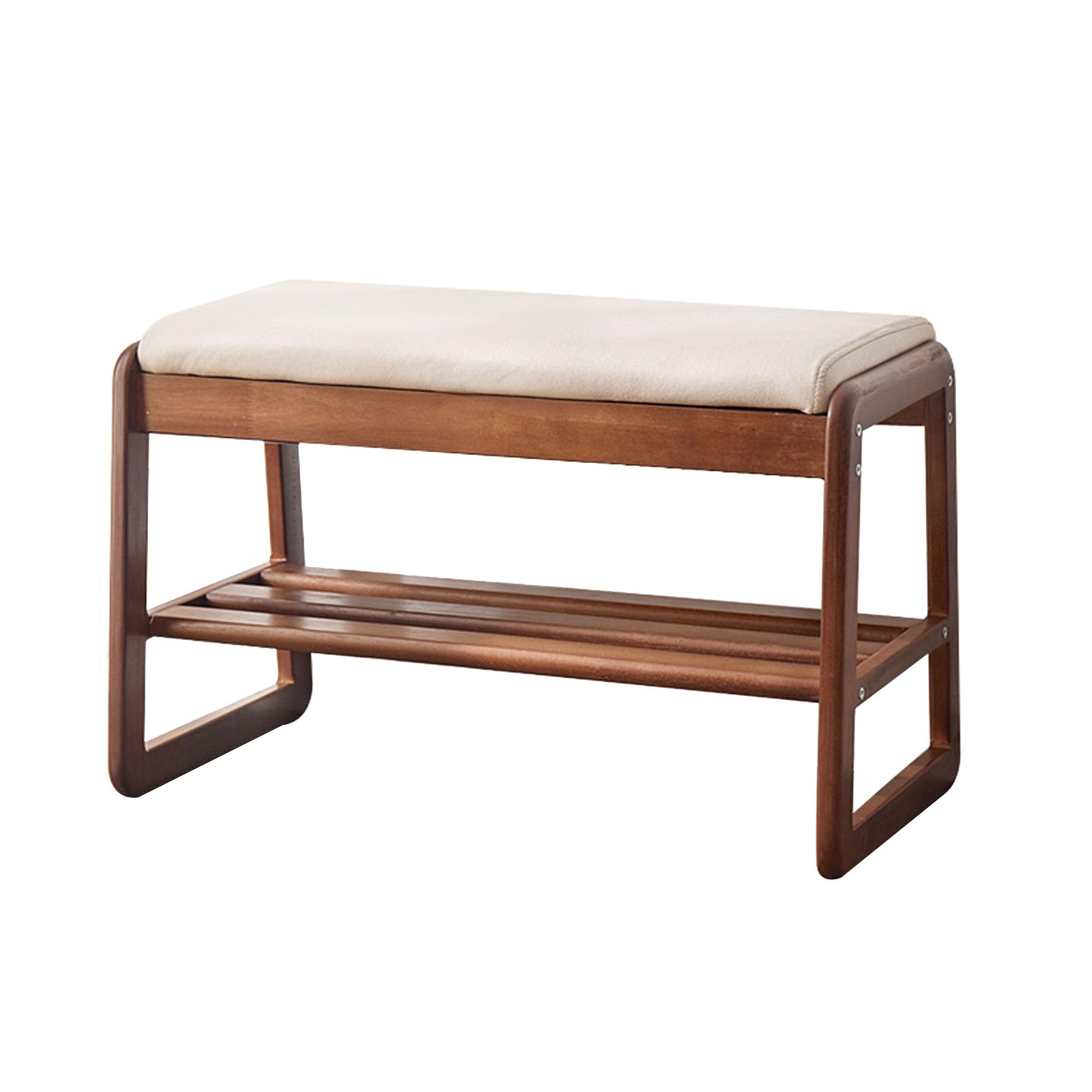 Shoe Rack Organizer for Closet Entryway Bench Shoe Storage Ottoman Bench with Storage and Seating for Living Room Bench for Bedroom End of Bed Wooden Shoe Rack Simple and Modern for Hallway (Color :