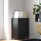 Garage Cabinet, Metal Storage Cabinet with Doors and Shelves, for Home Office