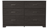 Belachime 6 Drawer Dresser, Black