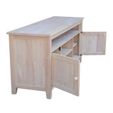 TV Stand with 2 Doors, 1 Shelf and 2 Cabinets