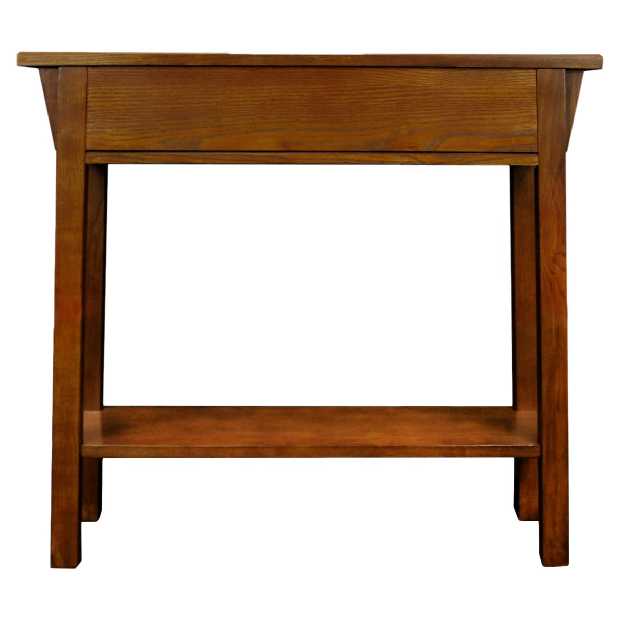 9057-RS Mission Console Entryway, Sofa Table, Made with Solid Wood,