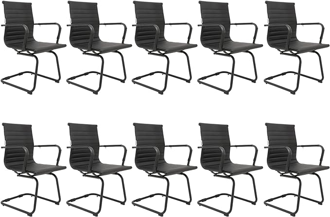 Conference Room Chairs Set of 6, 6 Pack Modern Office Guest Chairs