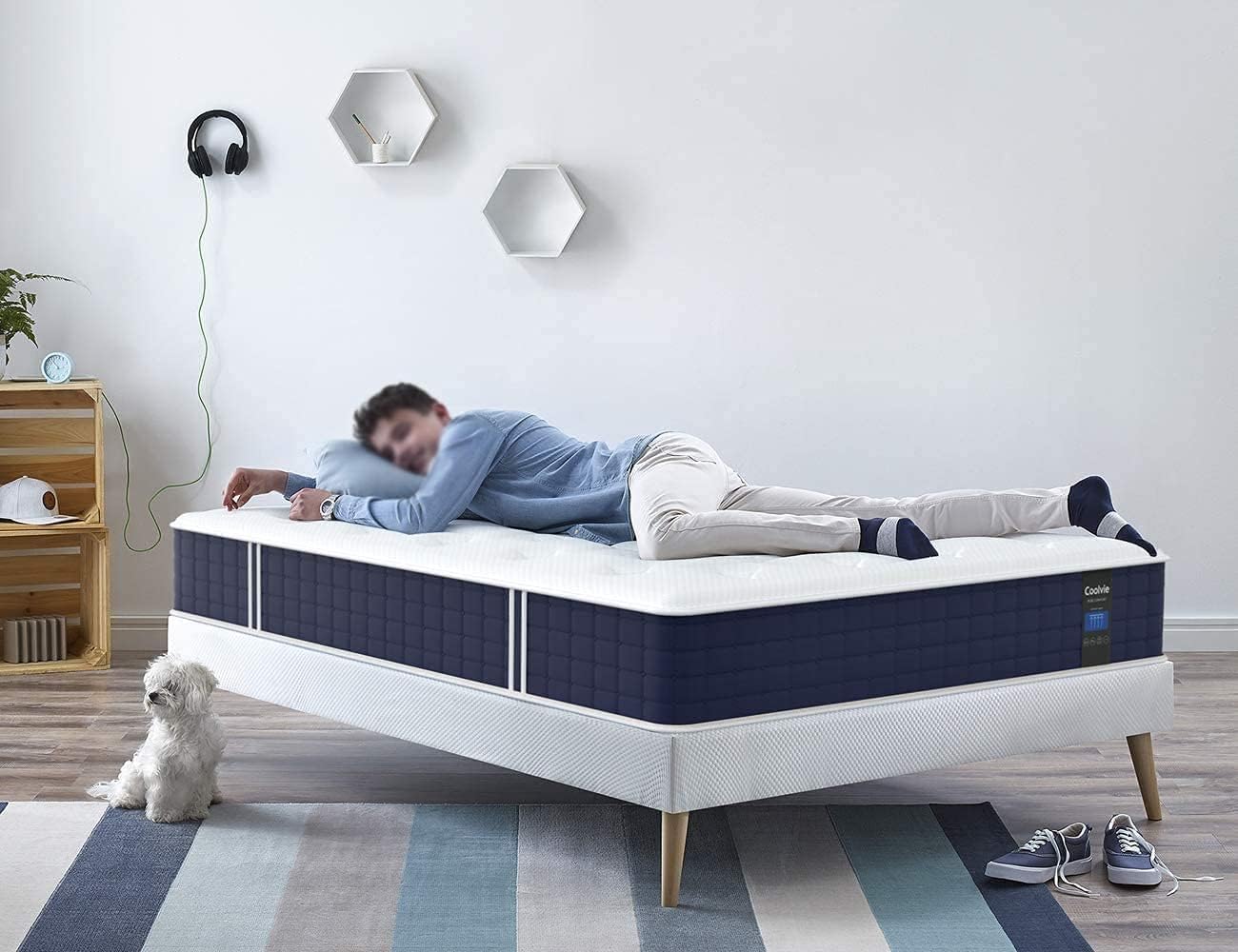 Queen Mattress, 10 Inch Hybrid Mattress