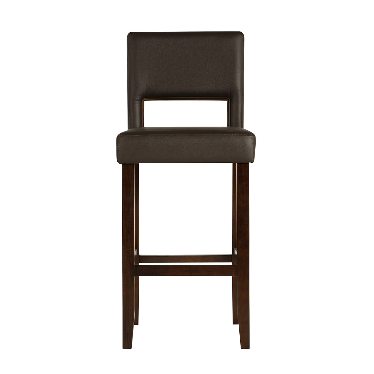 Vega Espresso Brown Barstool, 19" W x 20" D x 44.5" H