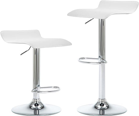 Counter Height Bar Stools Set of 2 Barstools Swivel Stool Height Adjustable Bar Chairs