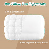 Fluffy Support Bed Pillow King Size, Super Soft Premium Down-Alternative