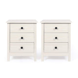 Nightstands for Bedroom - Set of 2 Wooden Night Stand, Bedside Table,