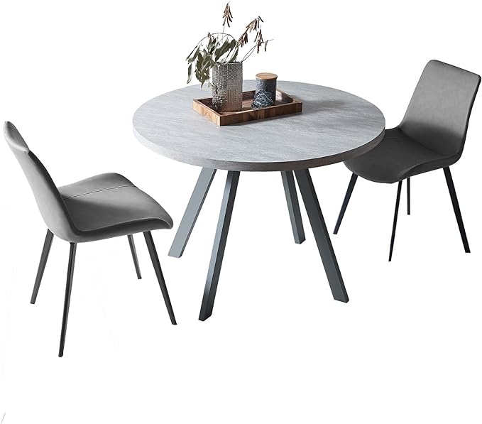 Round Dining Table and Chairs for 4