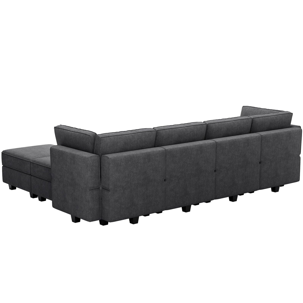 Oversized Modular Sectional Couch with Storage Seat U Shaped Couch Modular Sectional