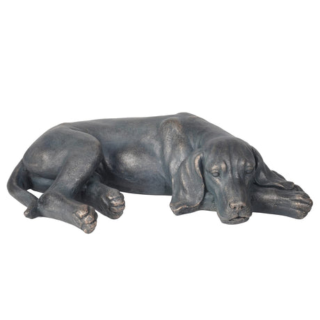 Garden Statue Outdoor Decorations Dog-Figurine - Sleeping Dog Sculptures Resin Sculpture