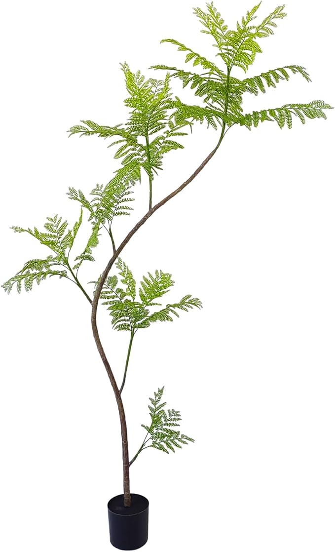 Artificial Jacaranda mimosifolia Tree, 86in Tall Fake Plants Artificial Umbrella