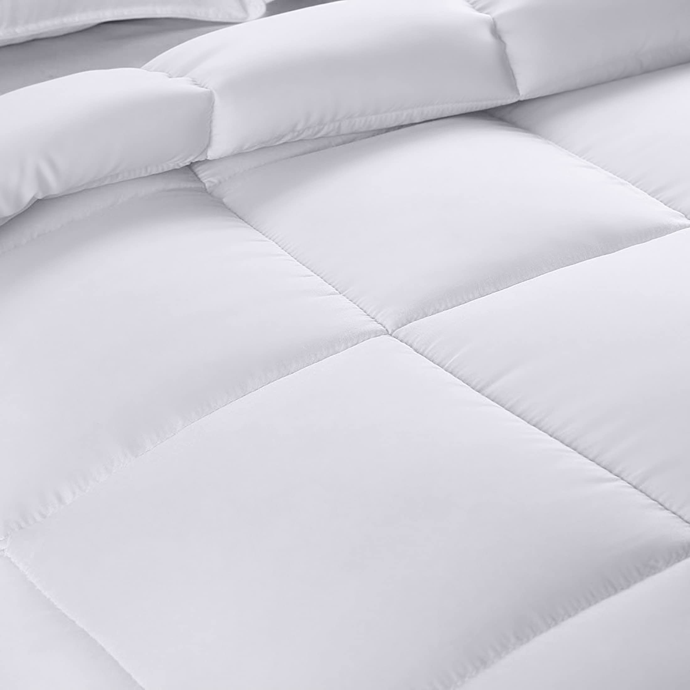 Bedding Comforter – All Season Comforter King Size – White Comforter King