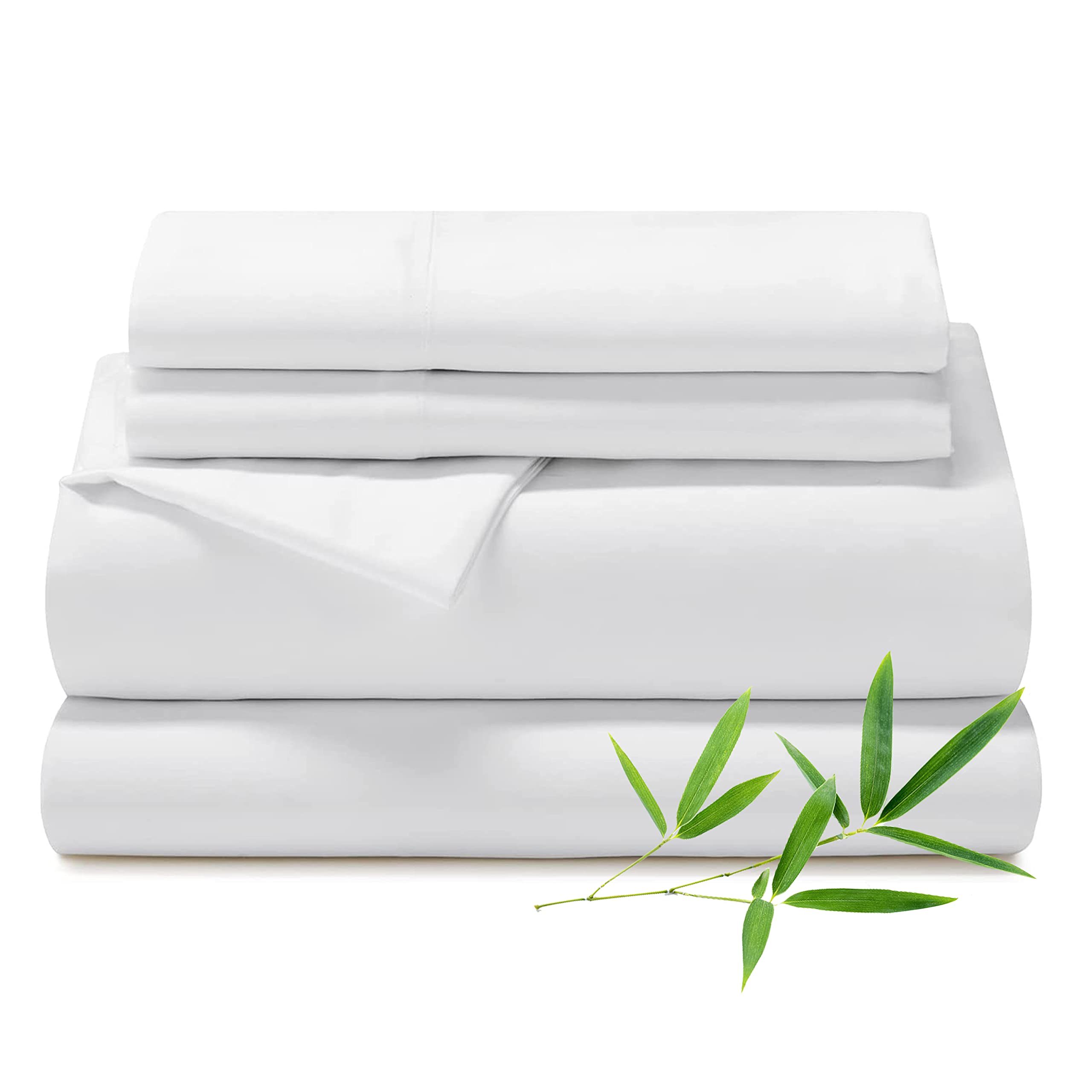 cooling Sheets King Size, Rayon derived from Bamboo, Oeko-TEX Certified Luxuriously