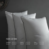 Premium Hungarian Goose Down Pillows Queen Size, Fluffy Bed Pillows for Sleeping