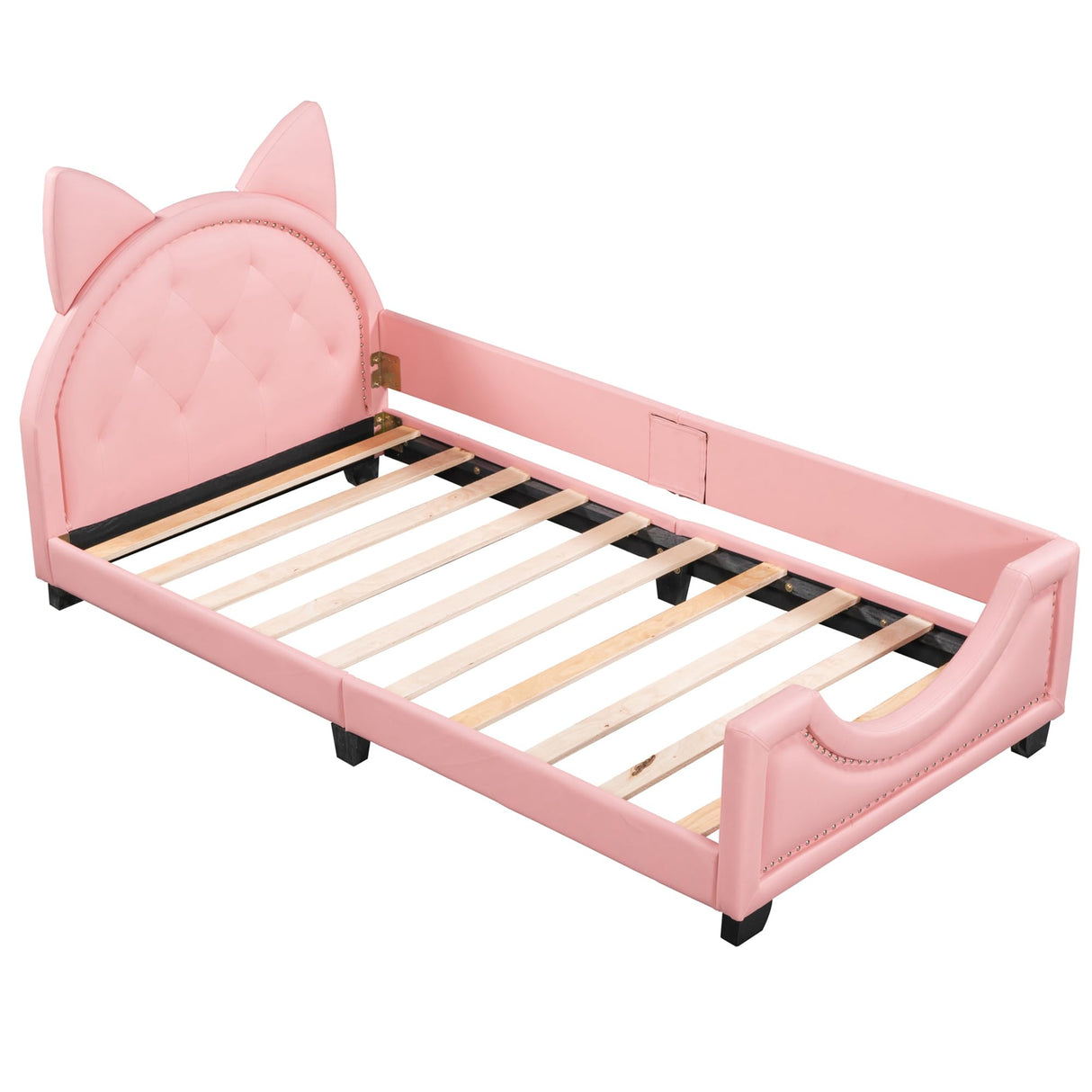 Frame with Headboard and Footboard, Kids Day Bed/Girls Bed Twin Size, Twin Size Daybed