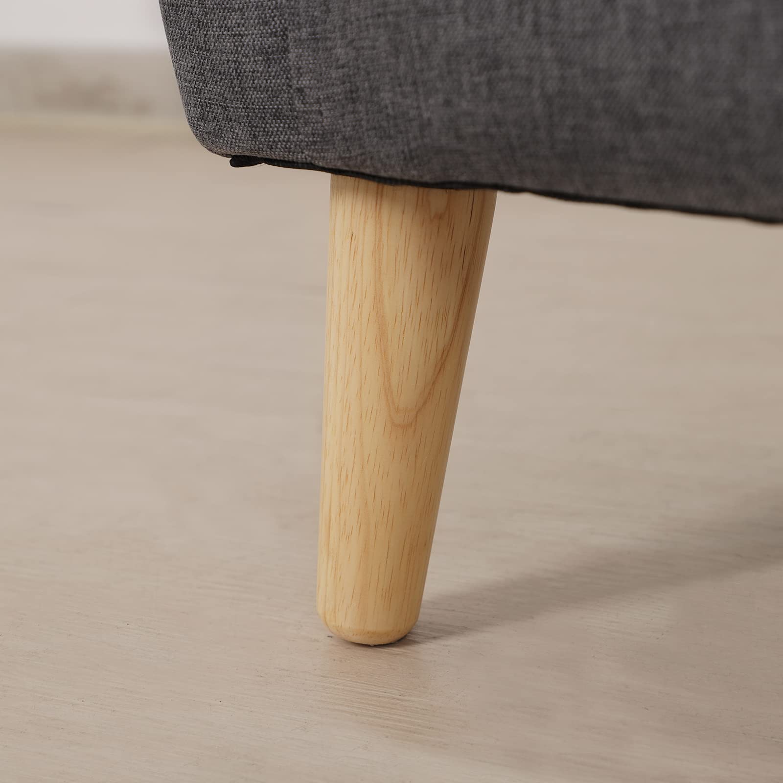 Toddler Sofa Chair/Kids Sofa Couch/Linen Fabric 2-Seater Upholstered Sofa Chair for Toddler Ages up to 4 / Baby Gift for Girls & Boys (30" W) (Gray)