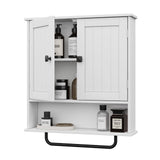 Bathroom Cabinet Wall Mounted Medicine Cabinets with Towels Bar