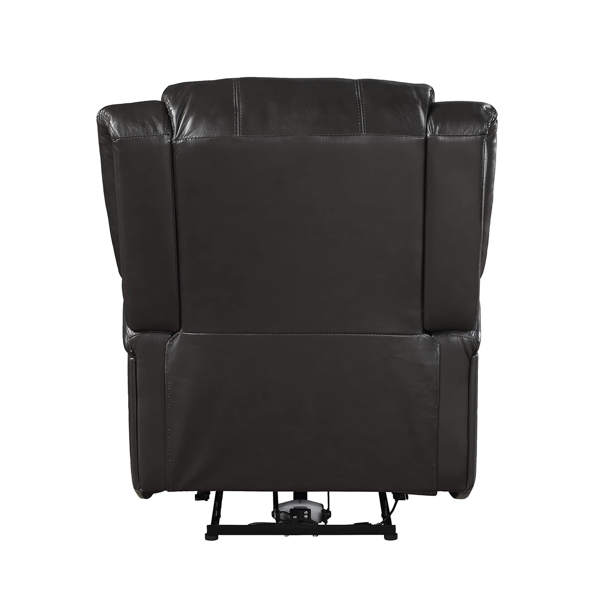 Leather Wall-Hugger Power Recliner, Brown