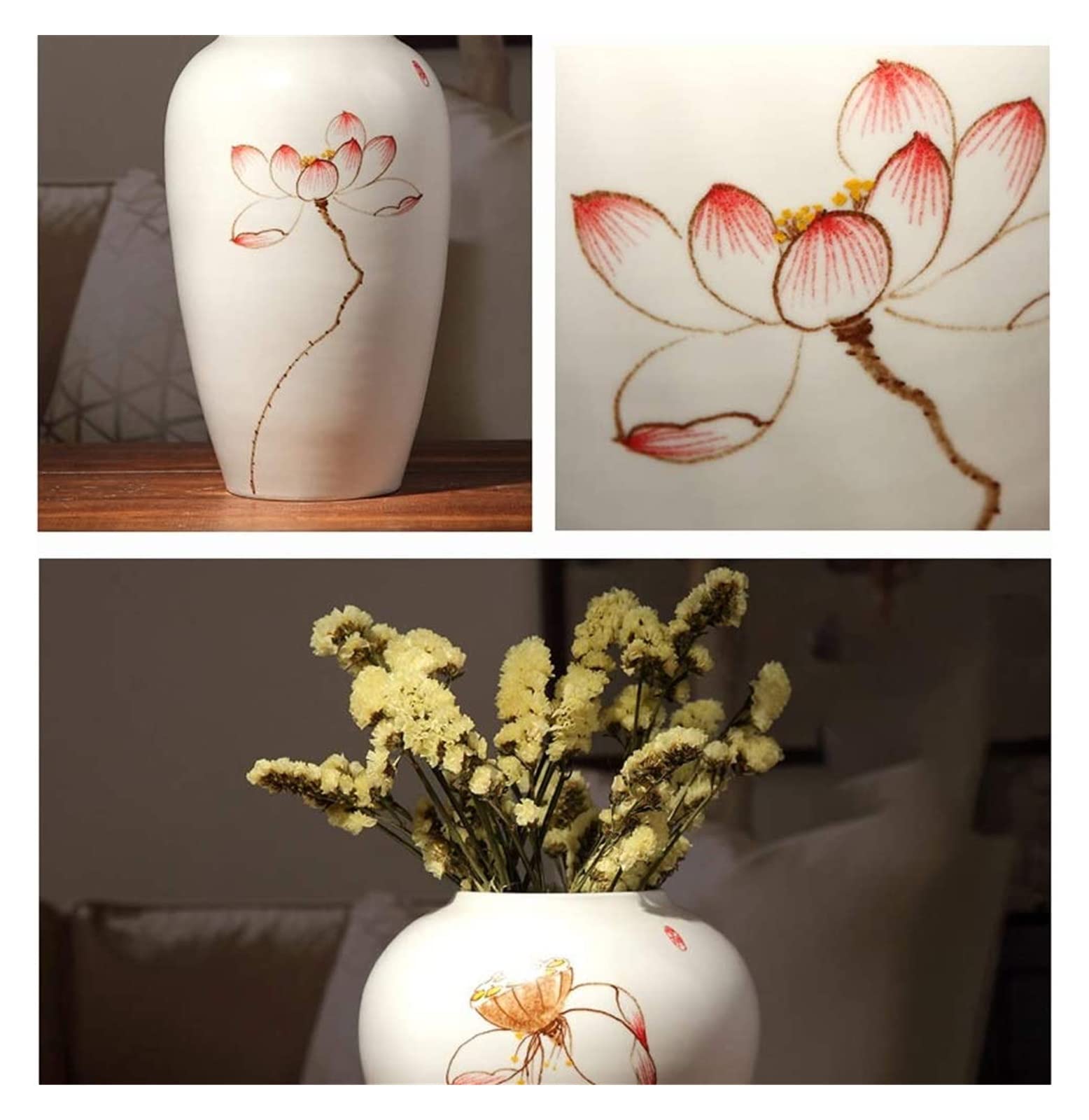 Sculpture Vase Vase Ceramic Jewelry Modern Chinese Dried Flower Flower Arrangement