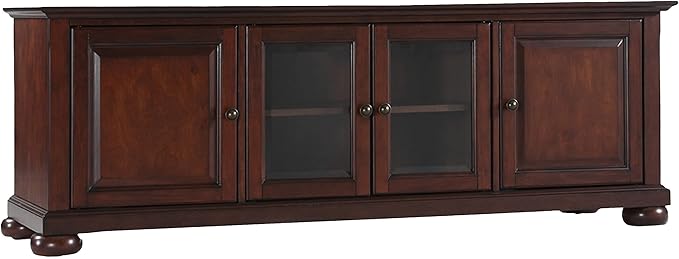 Cambridge 60-inch Low-Profile TV Stand, Vintage Mahogany