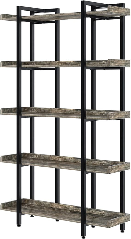 Bookshelf 5-Tier, Open Etagere Bookcase