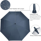 62 inch Extra Large Windproof Golf Umbrella Automatic Open Umbrella Double