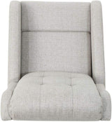 Knight Home Smith Traditional Recliner, Fabric, Beige + Black,