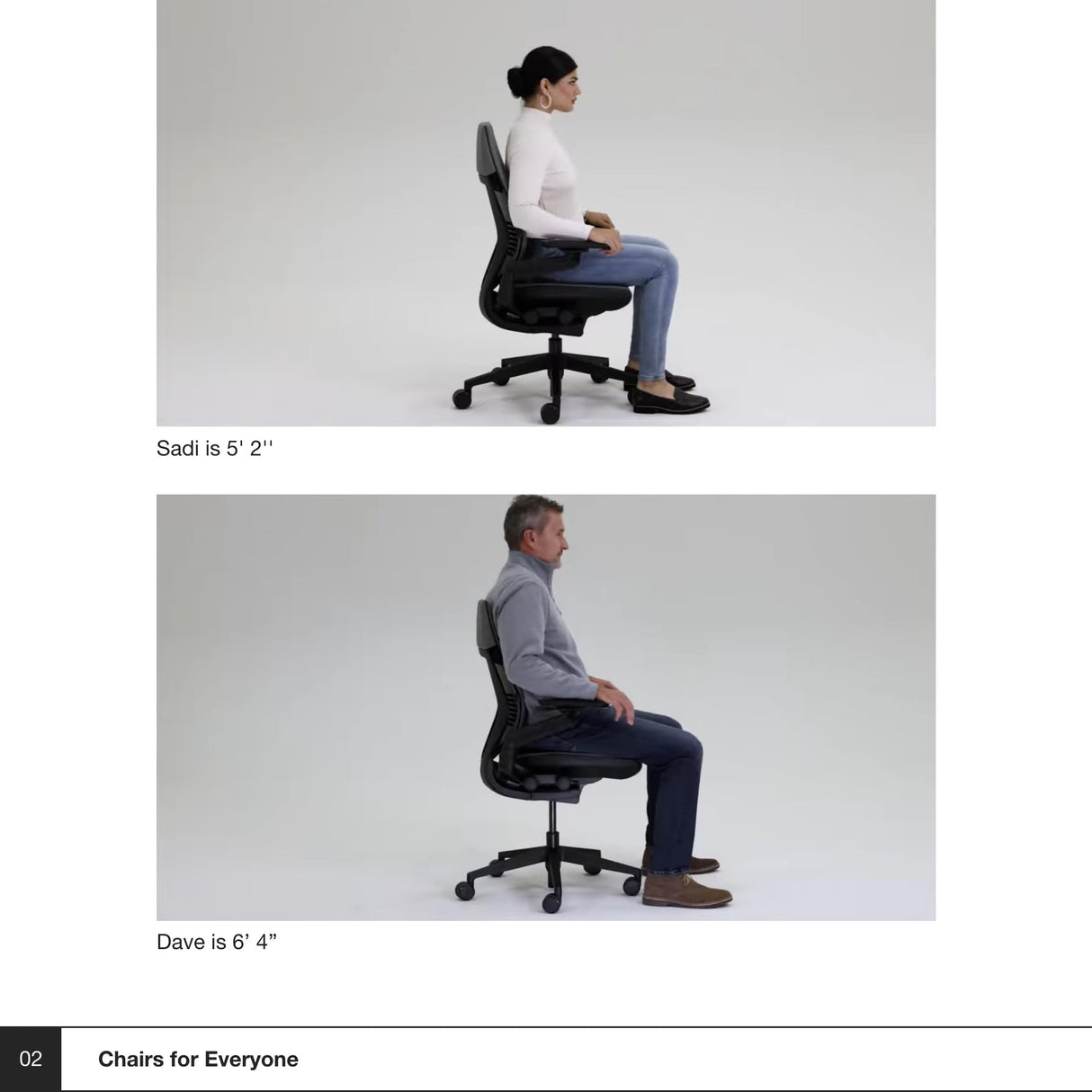 Steelcase Gesture Office Chair with Head Rest - Ergonomic Work Chair with Wheels for Hard Flooring - Comfortable Office Chair - Intuitive-to-Adjust Chairs for Desk - 360-Degree Arms - Licorice Fabric