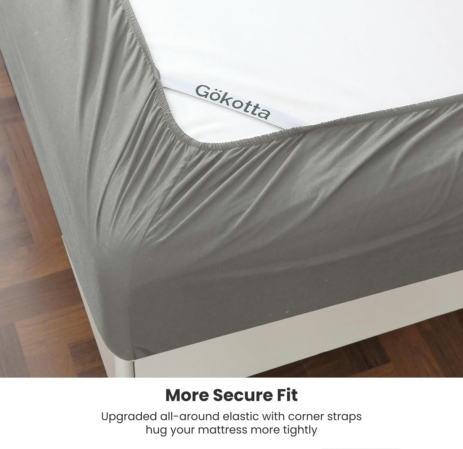 Queen Sheet Set, 4-Piece Brushed Microfiber Sheets for Queen Size Bed Set