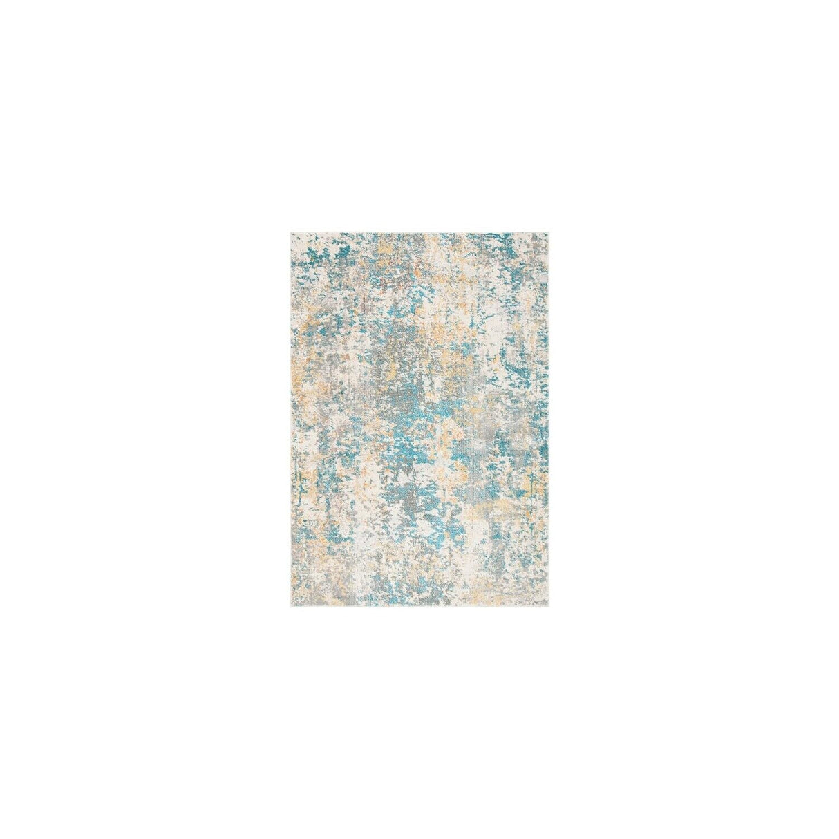 Madison Collection Accent Rug - 2'2" x 4', Teal & Gold