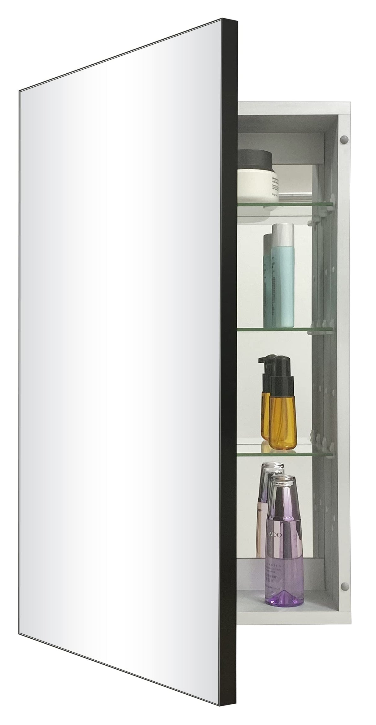 Bathroom Medicine Cabinet 22x30 Inches Recess or Surface Mount Mirror Cabinet