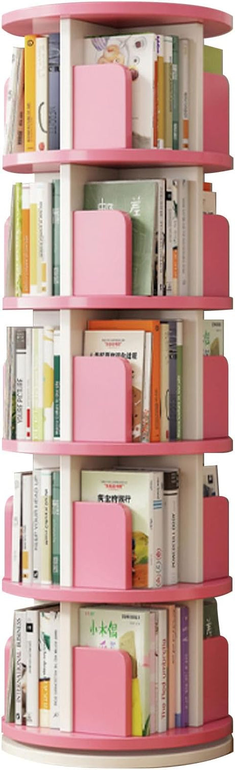 Rotating Bookshelf, Rotating Bookshelf Tower, 360 Rotating Bookshelf, Suitable for Small