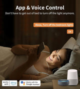 Smart LED Disk Lights 5/6 Inch - RGBWW Color Changing Dimmable Recessed Ceiling Lights (6-Pack)