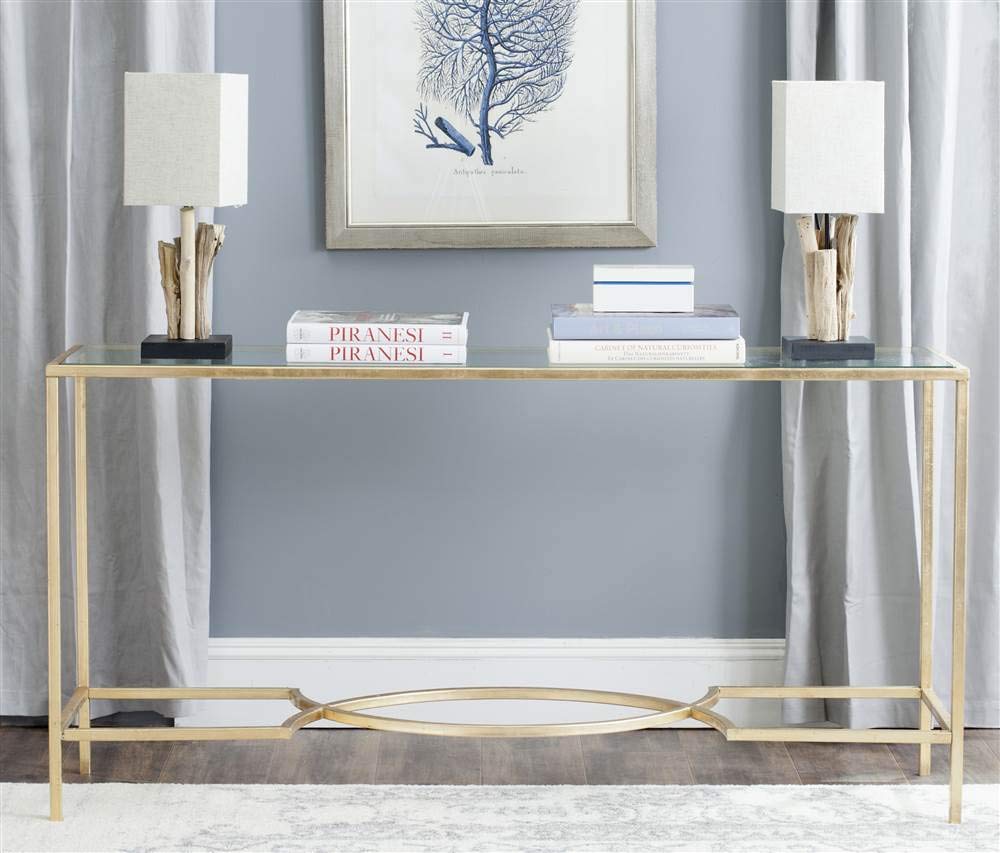 Home Collection Inga Gold Console Table