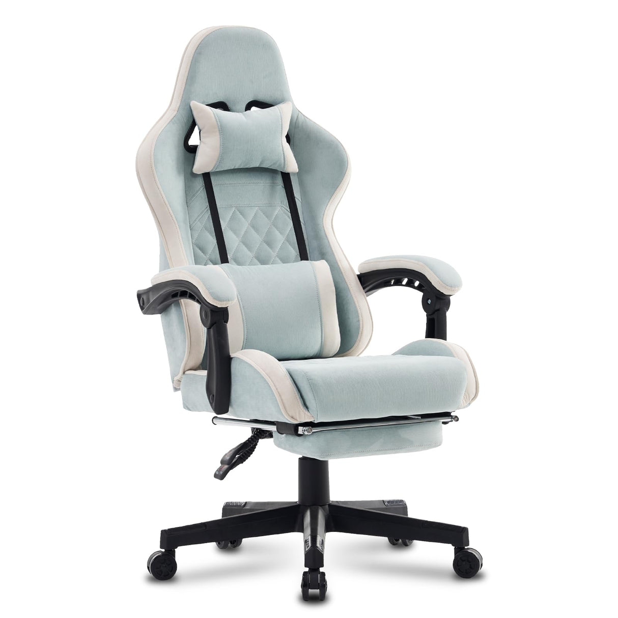 Gaming Chair Video Game Chair with Footrest Office Chair with Headrest and Lumbar Support Computer