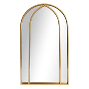 Vanity Wall Mirror Home Decorative Mirror, Gold Arched Mirror