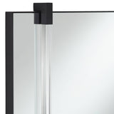 Ladonna Matte Black 26" x 37 1/2" Rectangular Wall Mirror