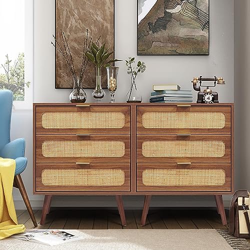 Nightstand Dresser Chest of 3 Drawers, Wood Storage Dresser Cabinet Organizer Unit