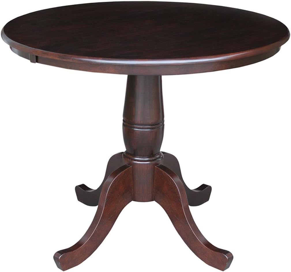 36" Round Top Pedestal Dining table, FURNITURE