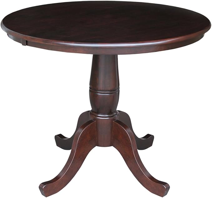 36" Round Top Pedestal Dining table, FURNITURE