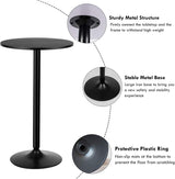 40-Inch Height Modern Style Round Top Standing Circular Cocktail Table Suitable