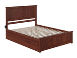 Madison Queen Platform Bed with Matching Footboard and Turbo Charger