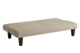 Dillan 69 Inch Futon Sofa Bed, Modern Armless Upholstered Couch Sleeper with Tufted Back and Seat