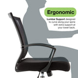 Zuna Ergonomic Design Breathable Mesh Modern Mid Back Office Desk Chair