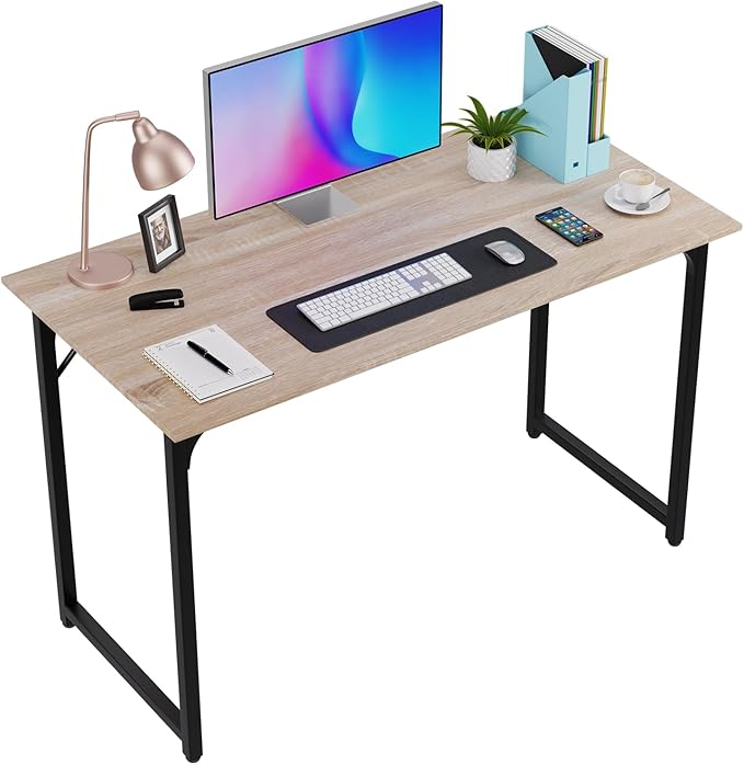 39 inches Computer Desk, Modern Simple Style Desk for Home Office