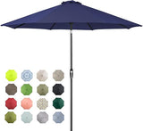 10ft Patio Market Outdoor Table Umbrella with Auto Tilt and Crank