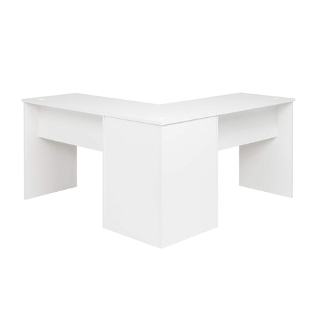 L-shaped Desk, White