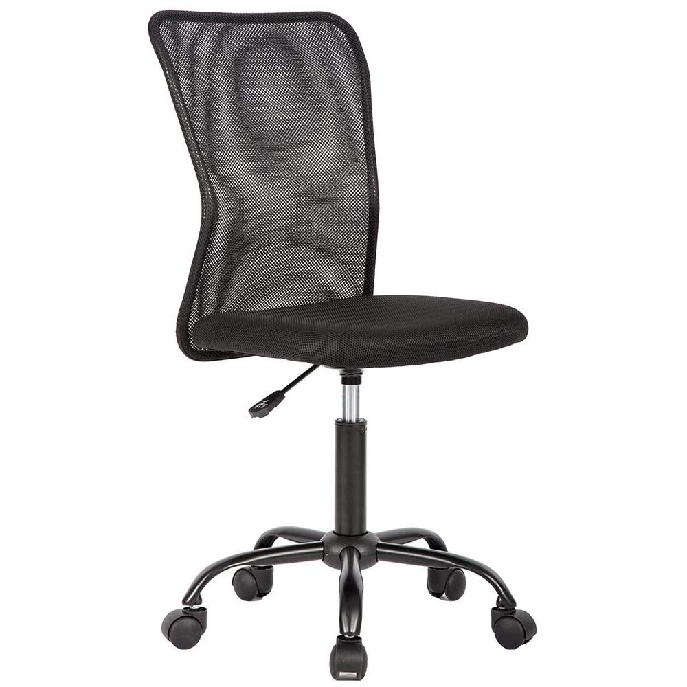 Mesh Office Chair Armless Task Chair Mid Back Ergonomic Computer Desk Chair