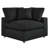 Commix Modular, Extra Large Sofa Sectional, Black Fabric